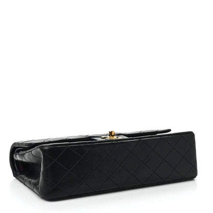 Chanel Lambskin Quilted Medium Double Flap Black 4 of 8