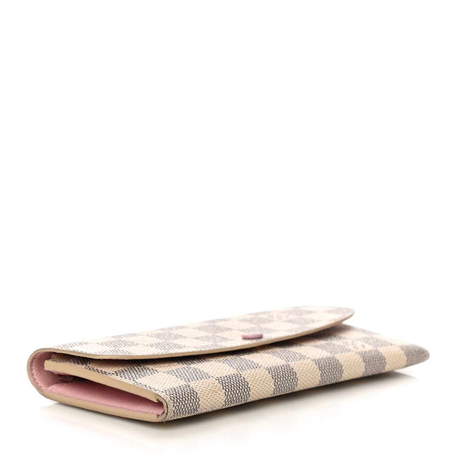 Damier Azur Emilie Wallet Rose Ballerine
