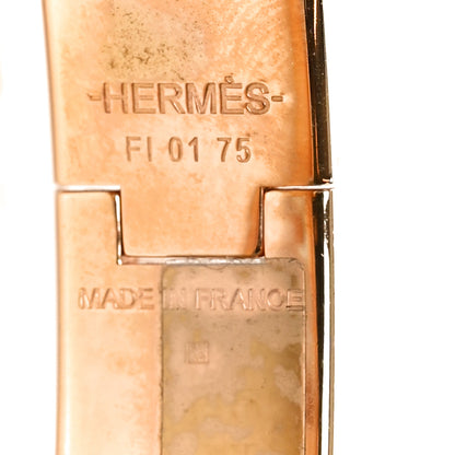 Hermes Narrow Enamel Clic Clac H Bracelet PM Bleu Nuit 4 of 5