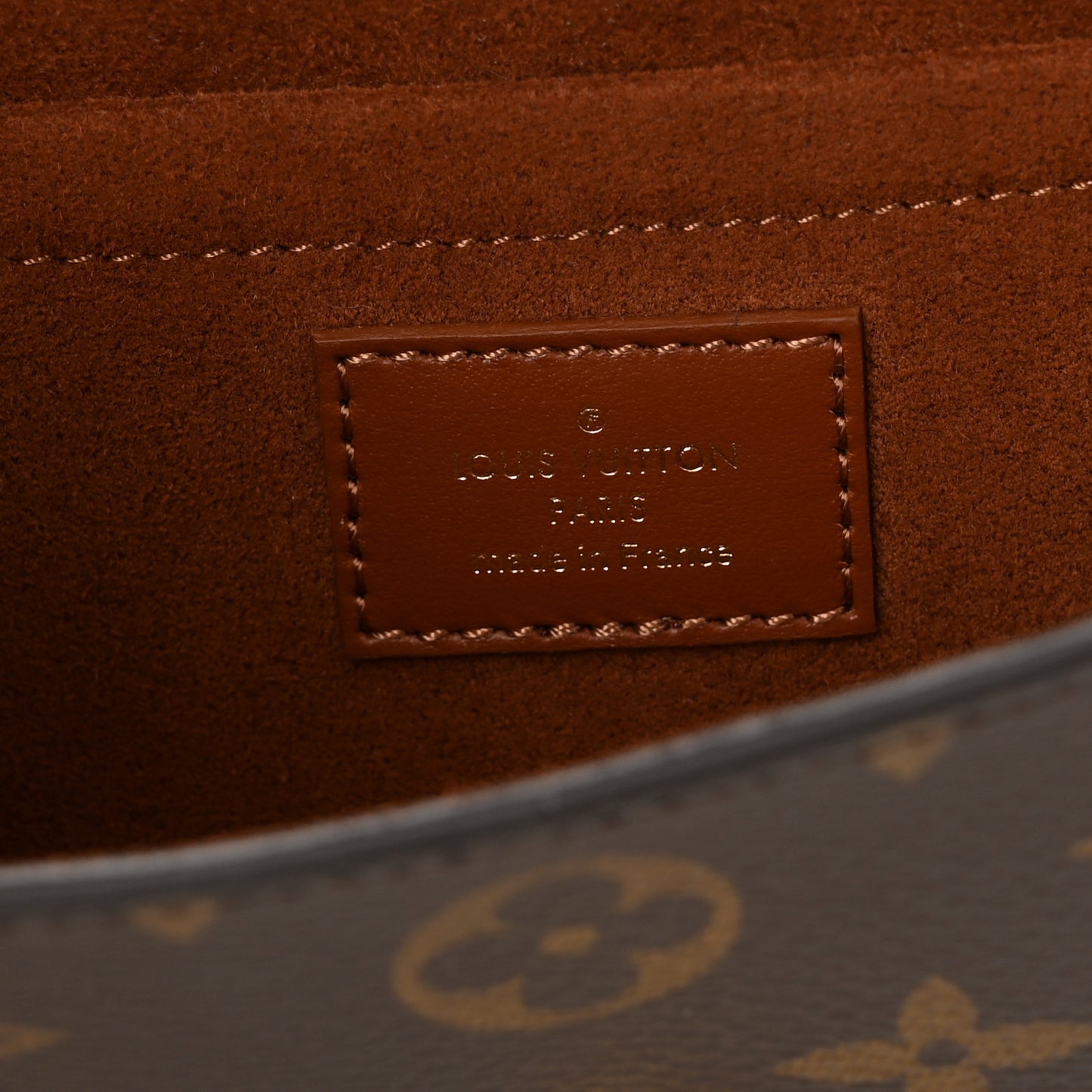 Monogram Padlock On Strap Caramel
