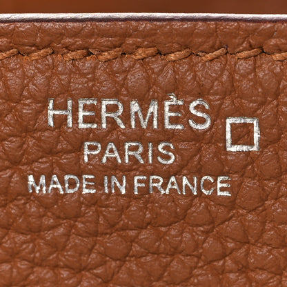 Hermes Togo Matte Alligator Birkin Touch 25 Gold 24 of 35