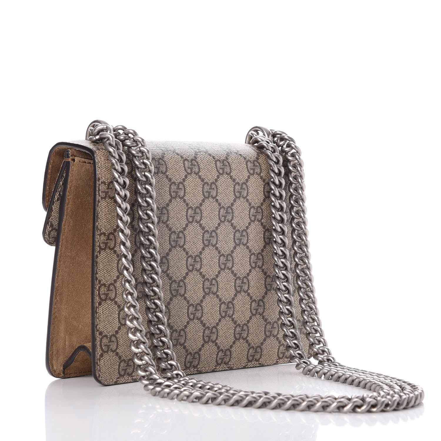 Gucci GG Supreme Monogram Mini Dionysus Shoulder Bag Taupe 3 of 8
