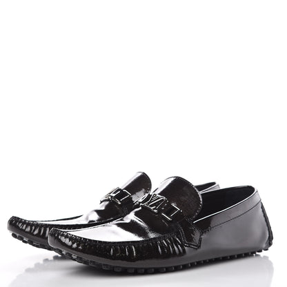 Louis Vuitton Patent Taiga Monte Carlo Moccasin Loafers 13 Black 3 of 10
