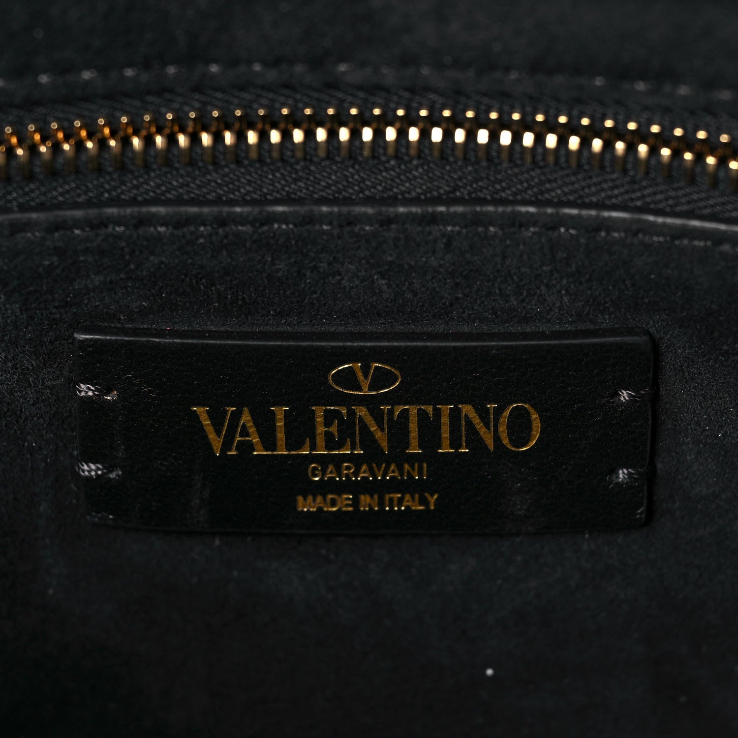 Valentino Garavani Cashmere Large Roman Stud Shoulder Bag Black 5 of 13
