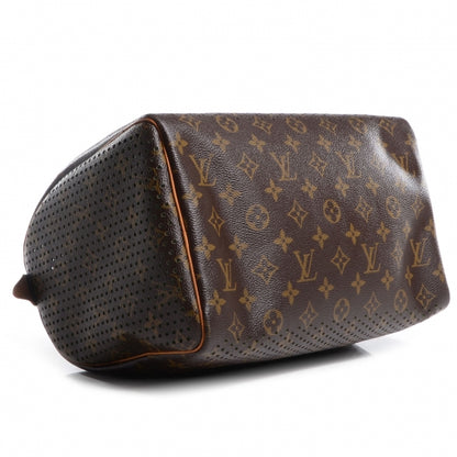 Louis Vuitton Monogram Perforated Speedy 30 Green 4 of 7