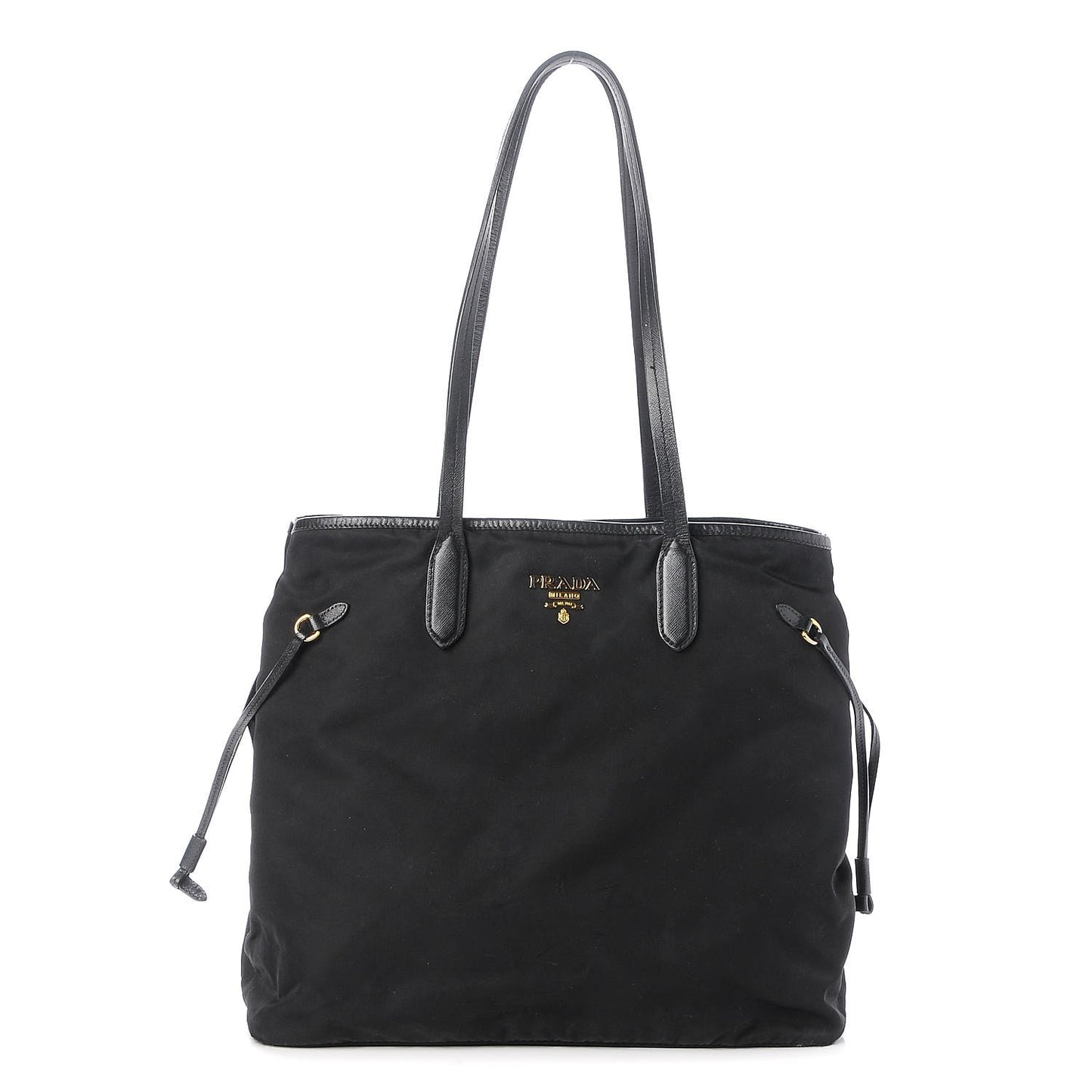 Saffiano Tessuto Nylon Tote Nero Black