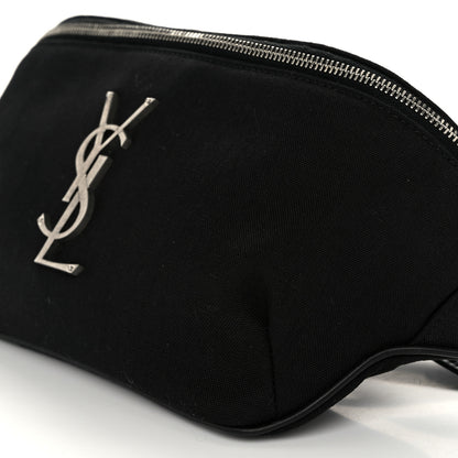 Saint Laurent Canvas Monogram Belt Bag Black 10 of 10