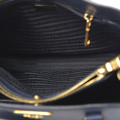 Prada Saffiano Lux Medium Tote Bluette 5 of 17