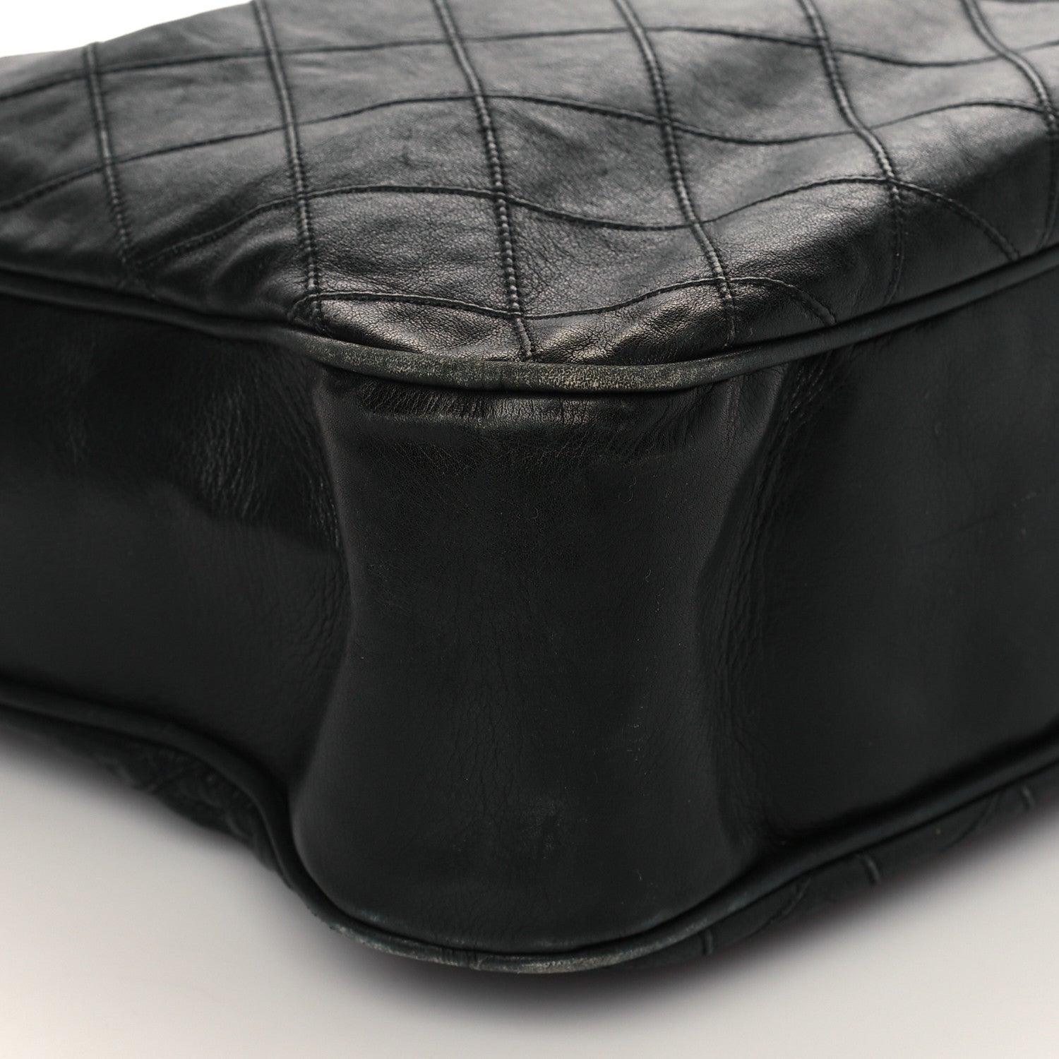 Chanel Lambskin Weekender Tote Black 8 of 16