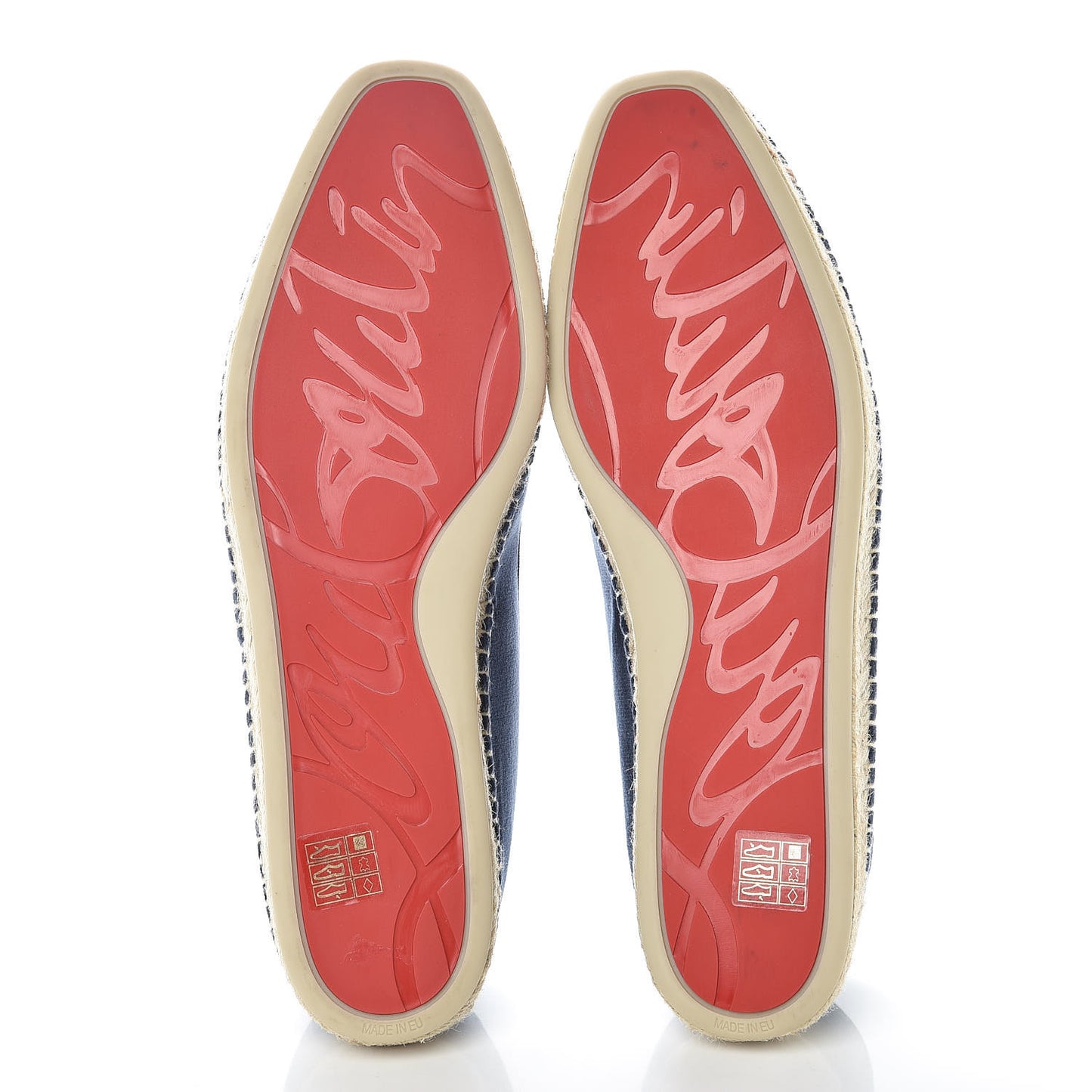 Velours Mens Nanou Orlato Flat Espadrilles 44 Navy Gold