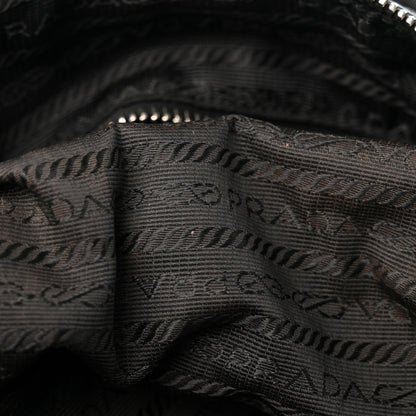 Prada Nylon Tessuto Impuntu Quilted Shoulder Bag Black 10 of 13