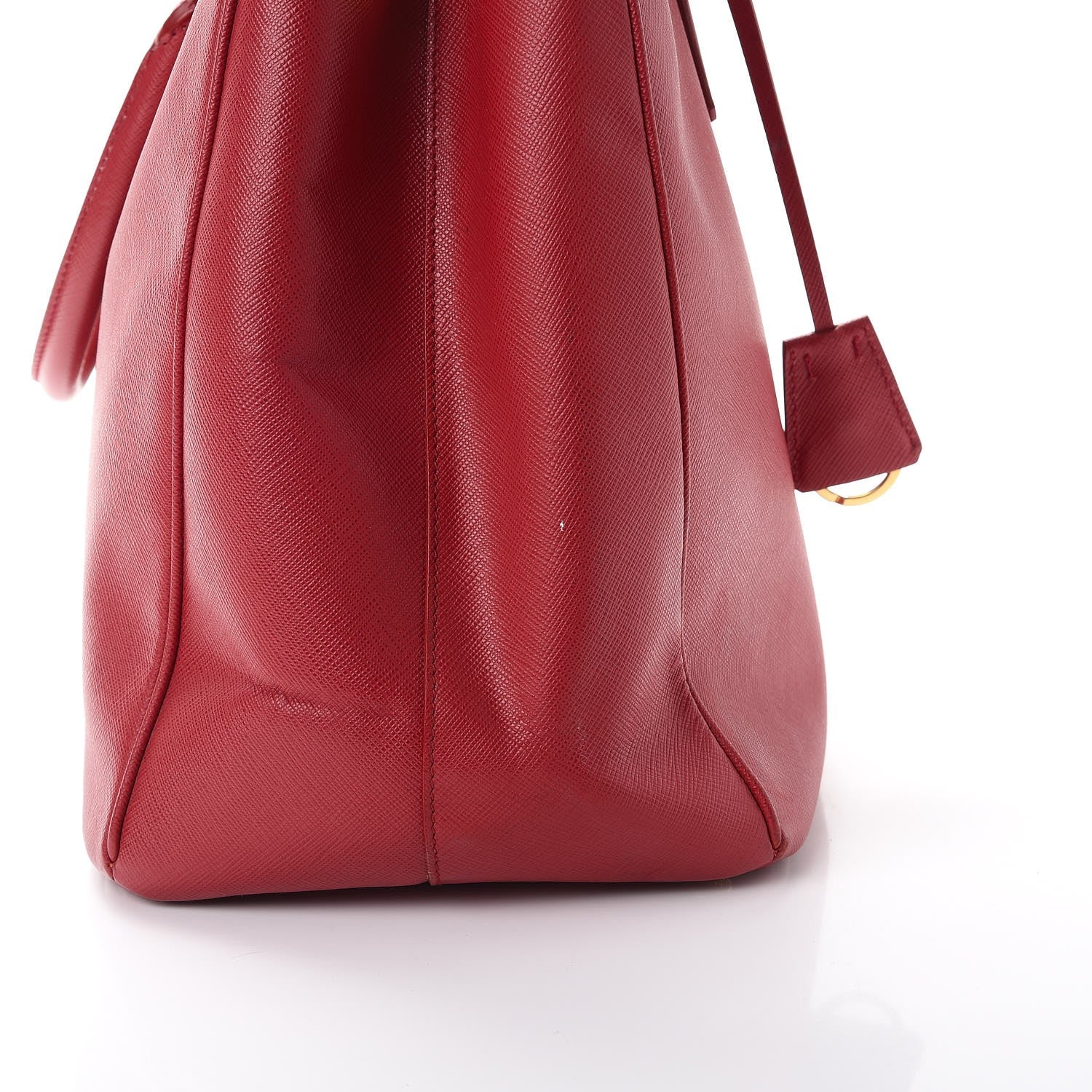 Prada Saffiano Lux Large Tote Fuoco 16 of 17