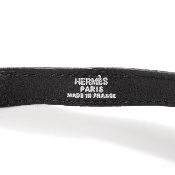 Hermes Box Kelly Double Tour Bracelet S Black 3 of 5