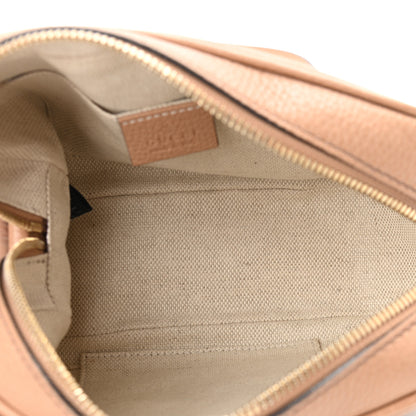 Gucci Pebbled Calfskin Small Soho Disco Bag Camelia 5 of 10