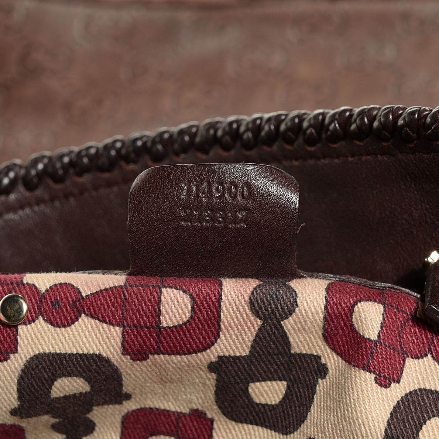 Guccissima Large Horsebit Chain Hobo Brown