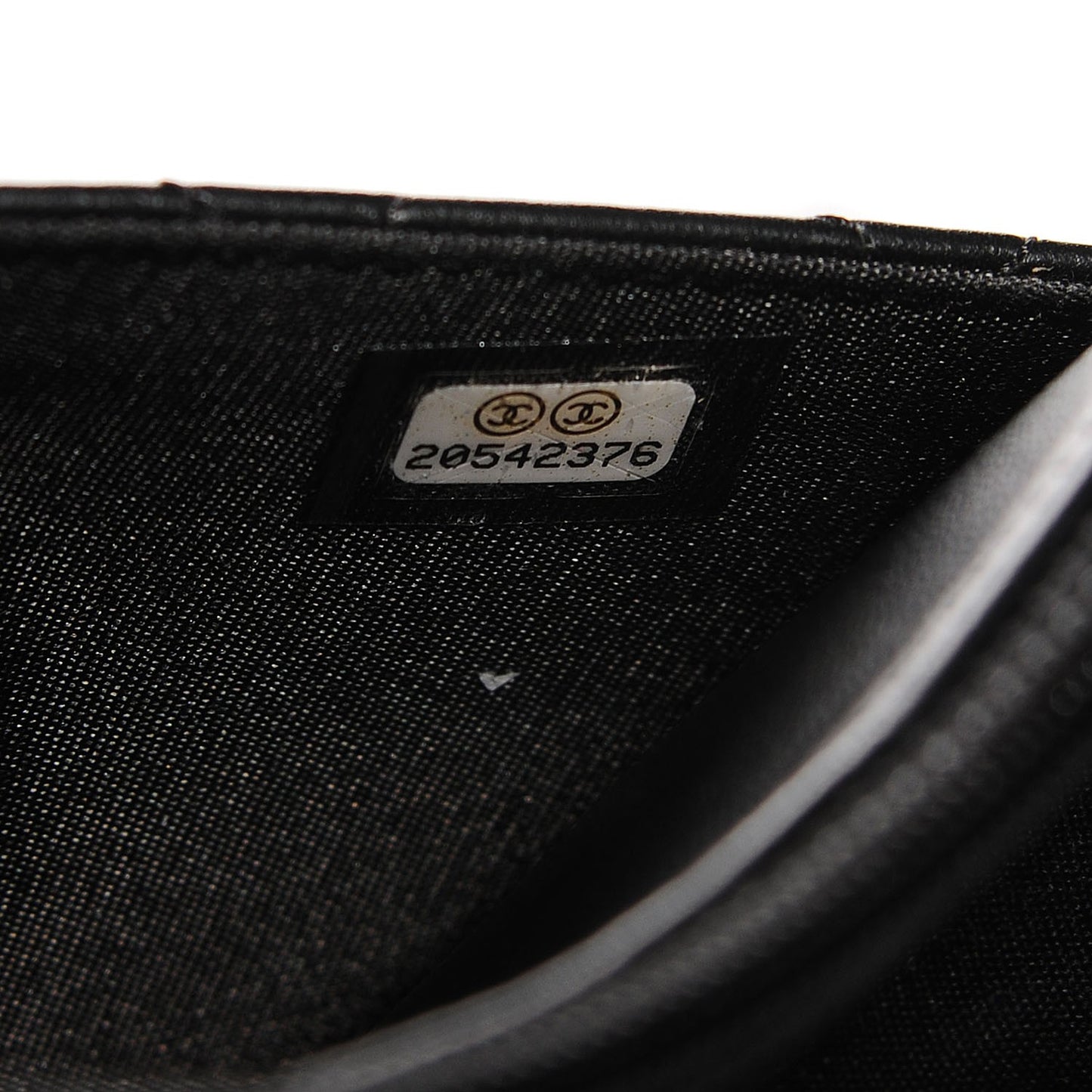 Lambskin Quilted Boy Wallet On Chain WOC Black