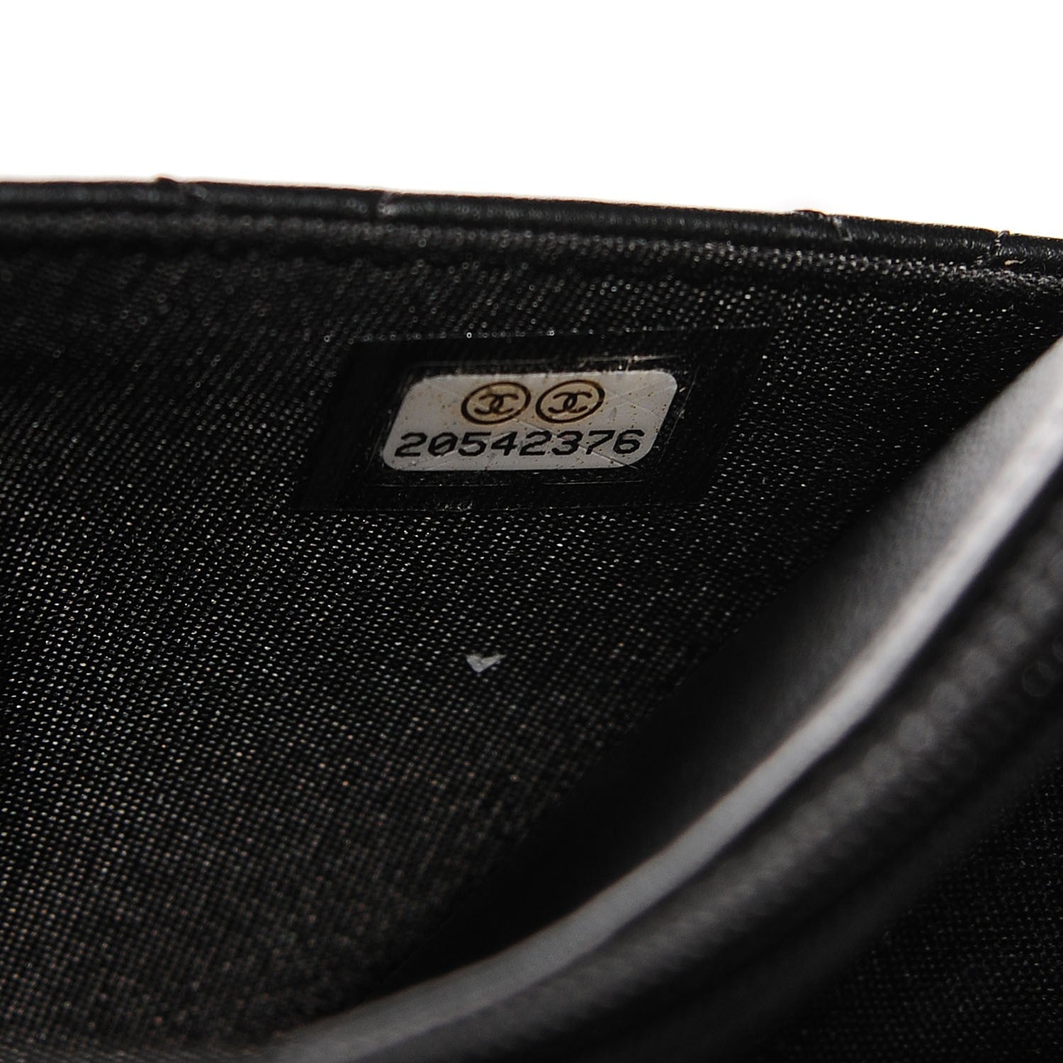 Chanel Lambskin Quilted Boy Wallet On Chain WOC Black 9 of 9