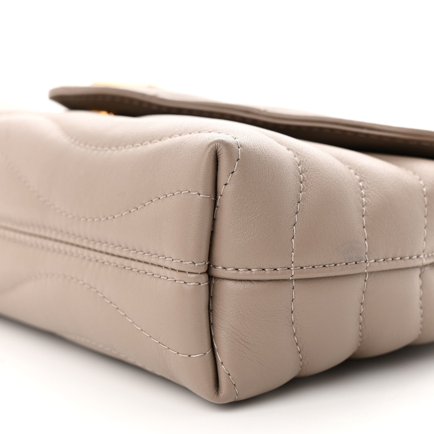 Louis Vuitton Calfskin LV New Wave Chain Bag Taupe 9 of 9