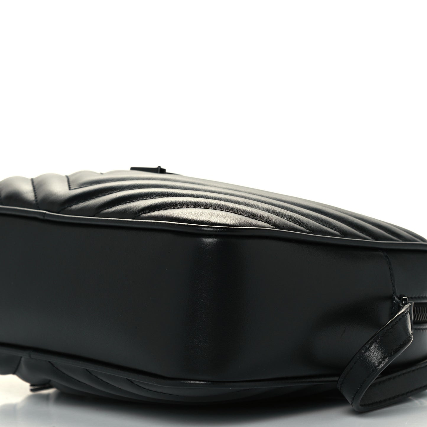 Calfskin Matelasse Monogram Lou Camera Bag Black