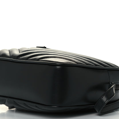 Saint Laurent Calfskin Matelasse Monogram Lou Camera Bag Black 10 of 10