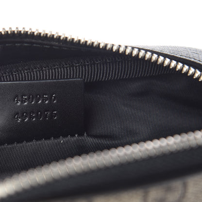 Gucci GG Supreme Monogram Web Belt Bag Black 10 of 11