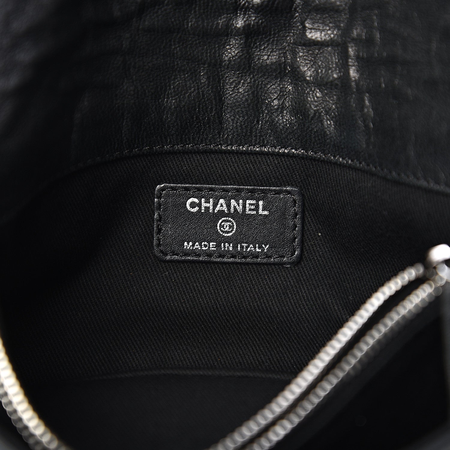 Chanel Lambskin Quilted 2.55 Reissue Pouch Black 5 of 10