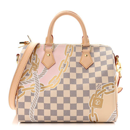 Louis Vuitton Damier Azur Nautical Speedy Bandouliere 25 1 of 9