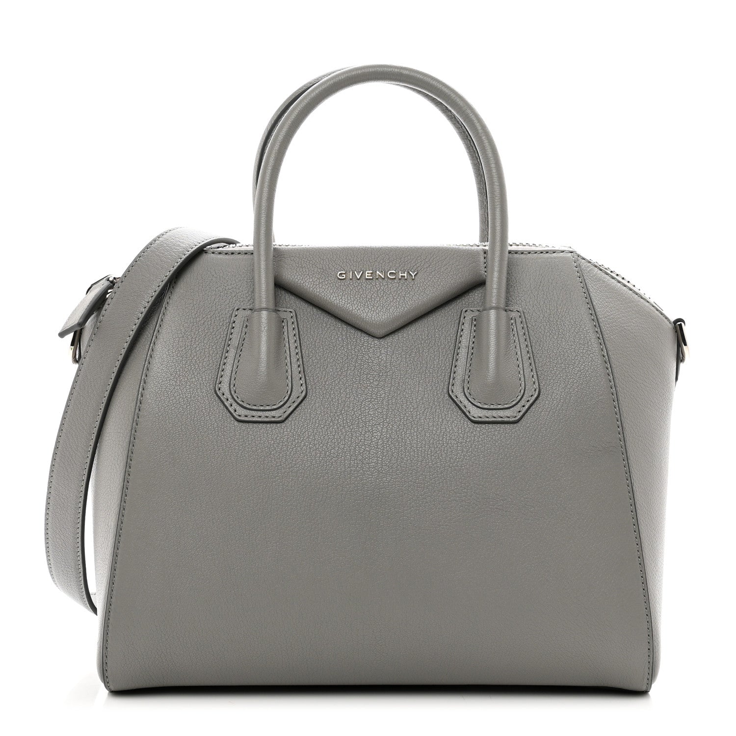 Givenchy Sugar Goatskin Small Antigona Pearl Grey 1 of 10