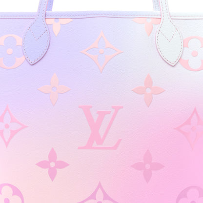 Louis Vuitton Monogram Giant Spring In The City Neverfull MM Sunrise Pastel 9 of 11