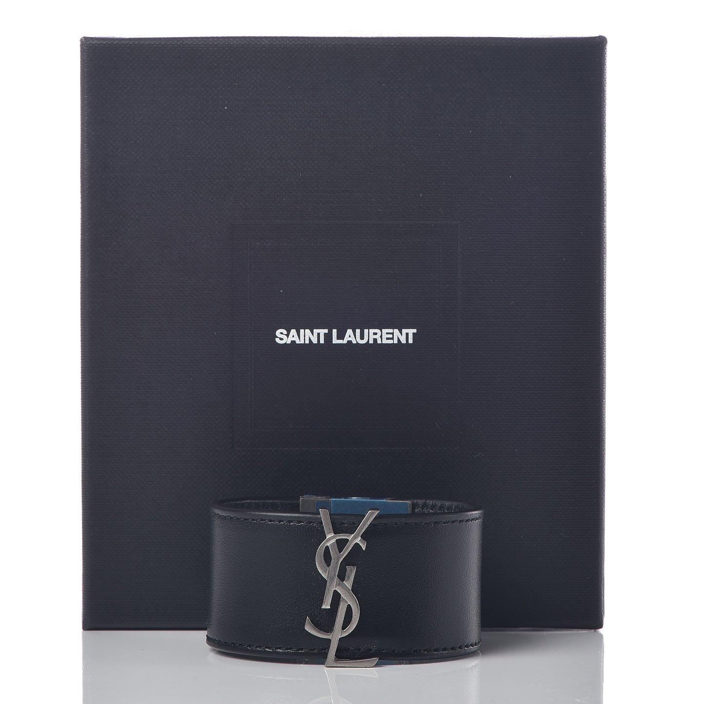 Calfskin Monogram Bracelet Black