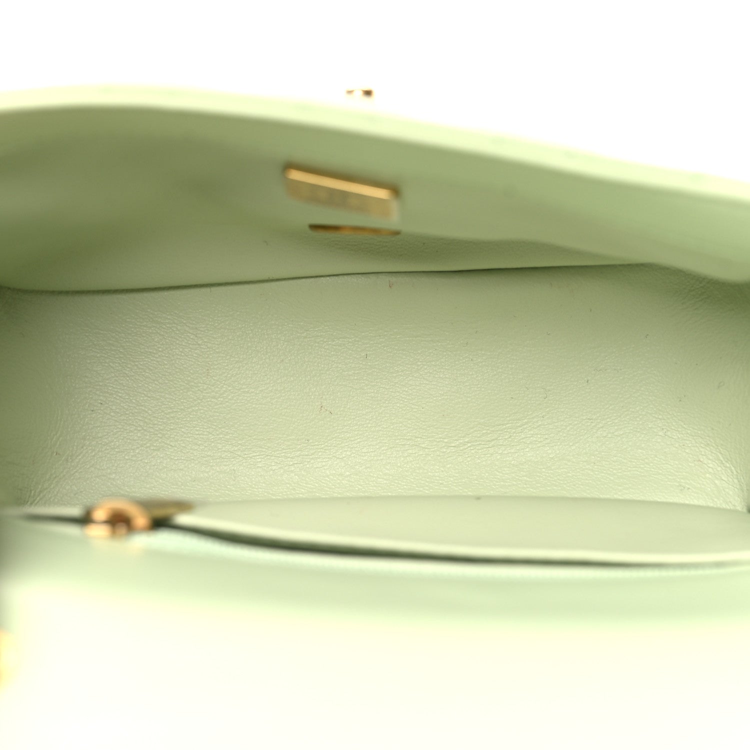 Chanel Lambskin Quilted Mini Pearl Crush Flap Light Green 5 of 12