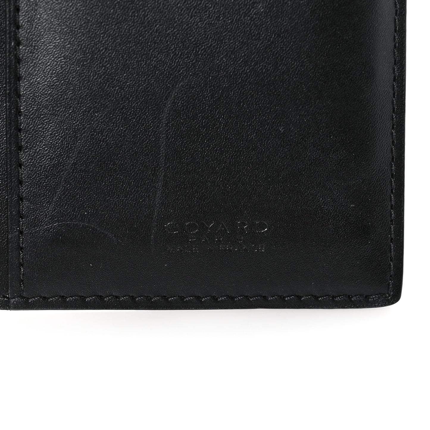 Goyardine Long Bi-Fold Wallet Black