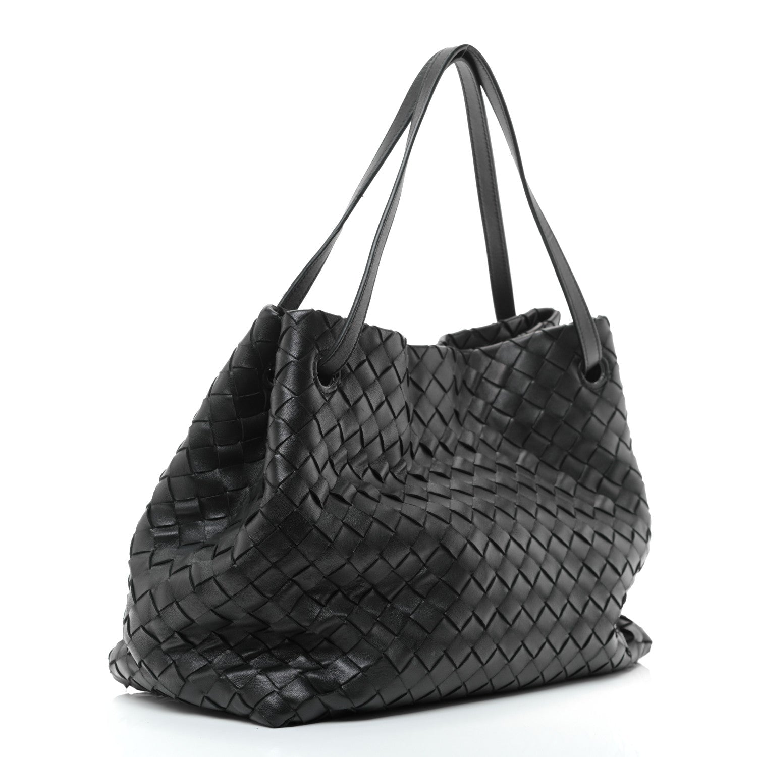 Bottega Veneta Nappa Intrecciato Tote Bag Black 2 of 8