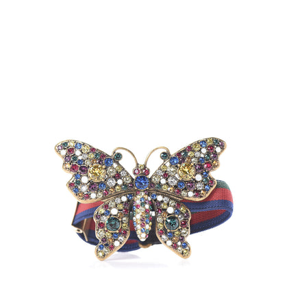 Gucci Web Crystal Butterfly Bracelet Multicolor 4 of 9