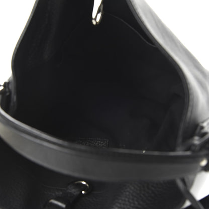 Burberry Calfskin Studded Medium Susanna Hobo Black 5 of 9