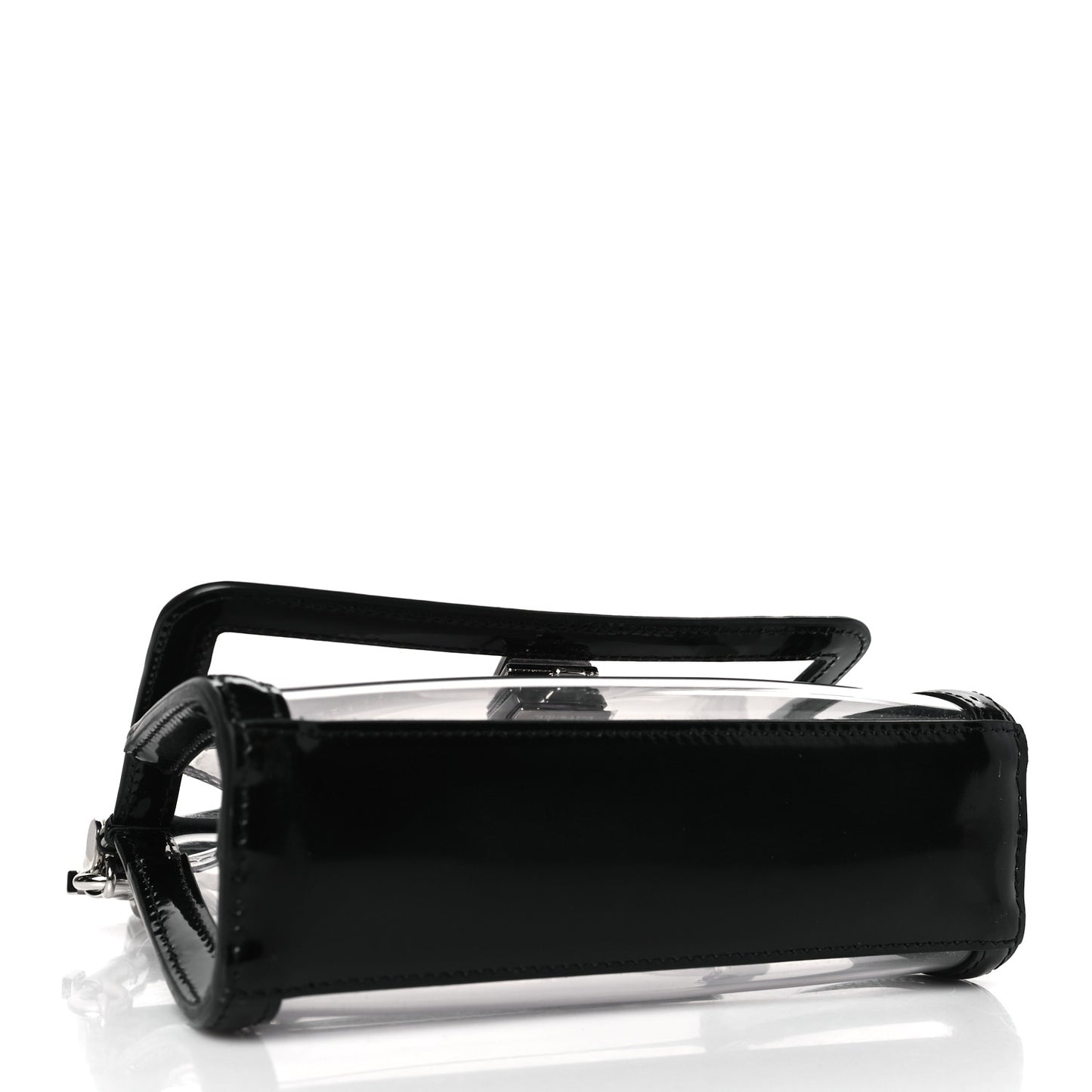 PVC Small Miss Sicily Satchel Transparent Black