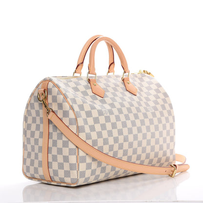 Louis Vuitton Damier Azur Speedy Bandouliere 35 4 of 10
