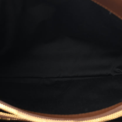 Saint Laurent Suede Y Quilted Monogram Medium Loulou Chain Satchel Bark Brown 5 of 11