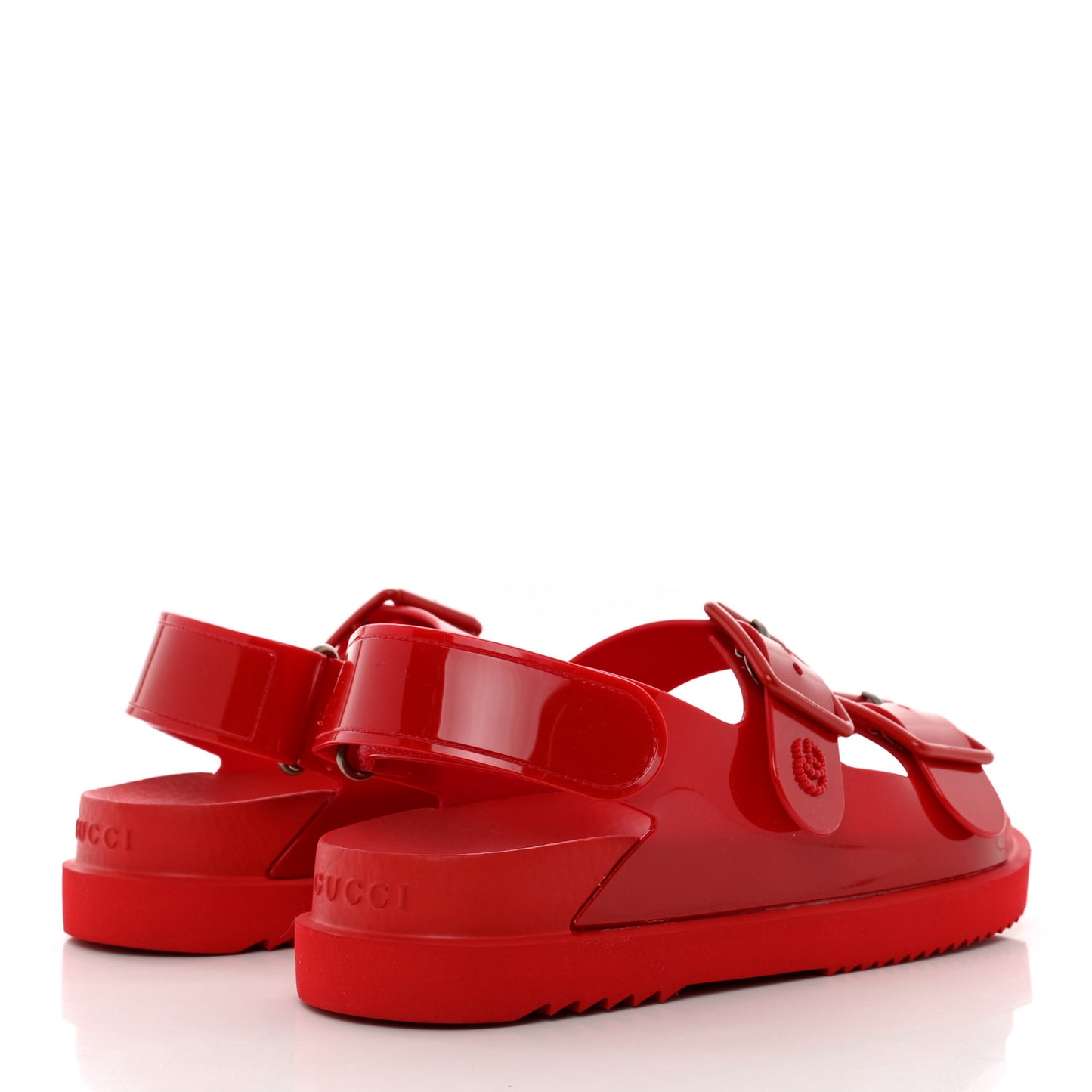 Rubber Mini Double G Womens Isla Dad Sandals 35 Maple Red