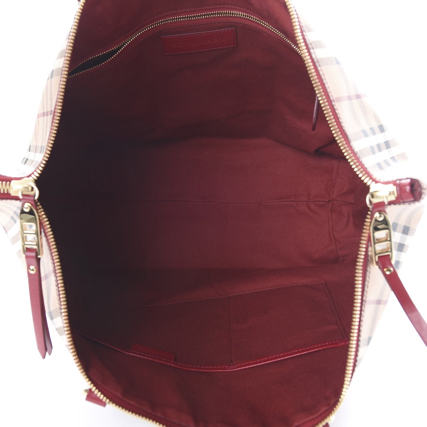 Haymarket Check Medium Salisbury Tote Military Red