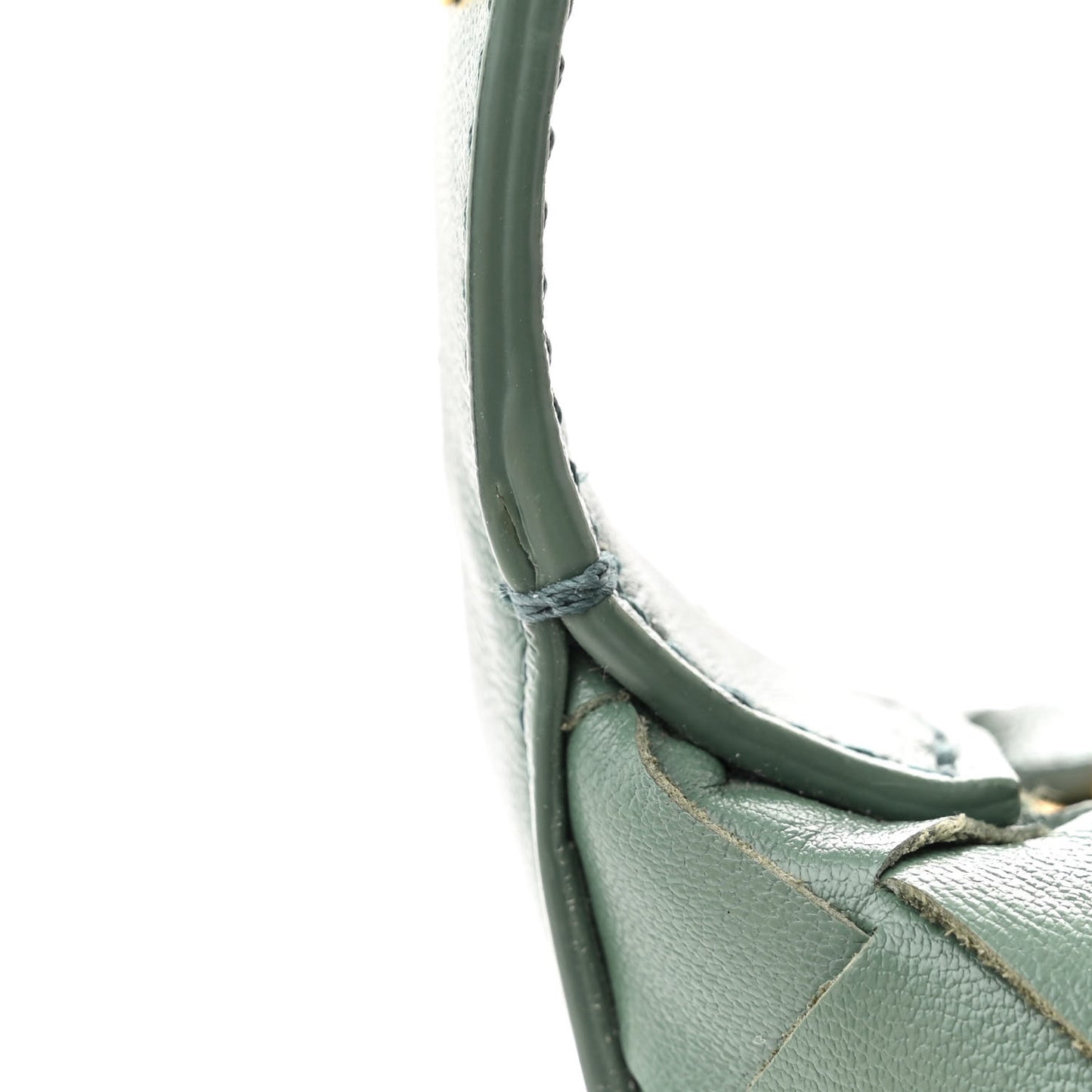 BOTTEGA VENETA Calfskin Nappa Intrecciato Candy Wallace Aloe
