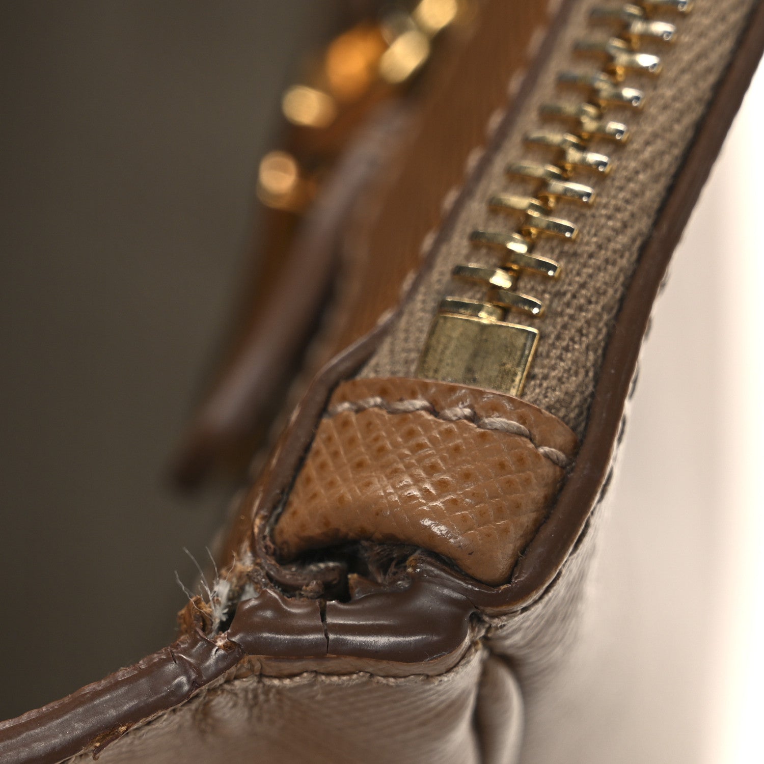 Prada Saffiano Lux Medium Double Zip Tote Caramel 1744079