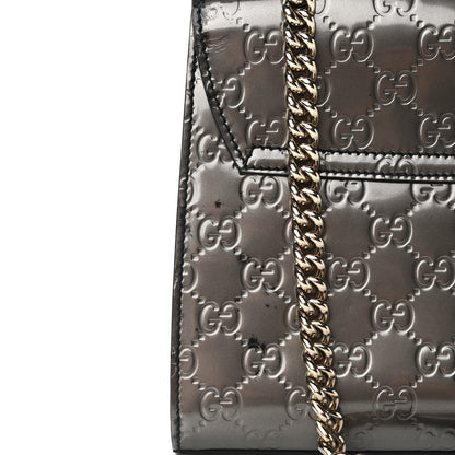 Gucci Shine Guccissima Medium Emily Chain Shoulder Bag Sasso 11 of 13