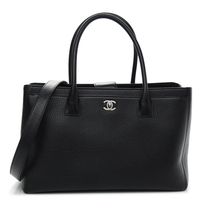 Chanel Calfskin Cerf Executive Shopper Tote Black 1 of 9