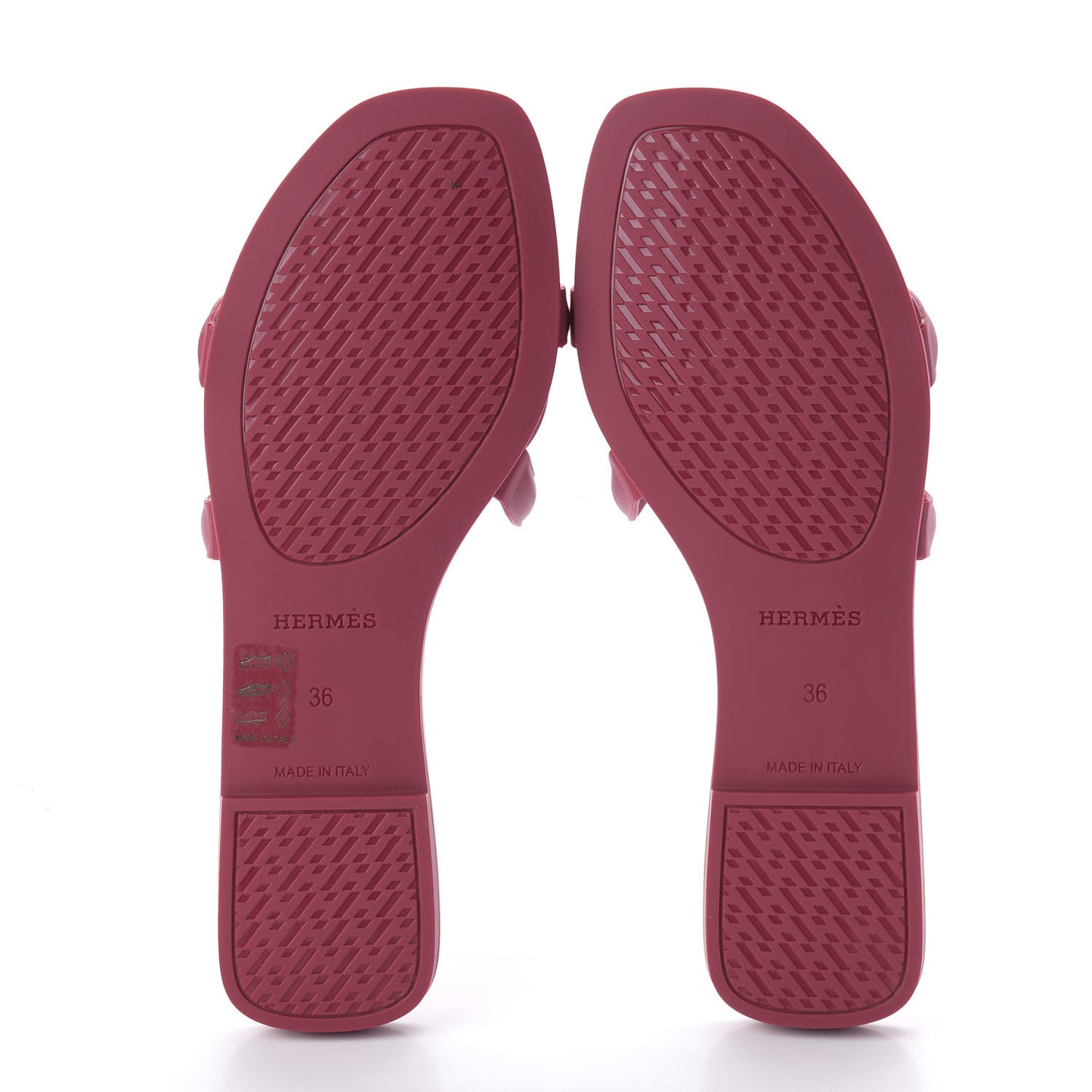 Rubber Aloha Sandals 36 Rose Baie