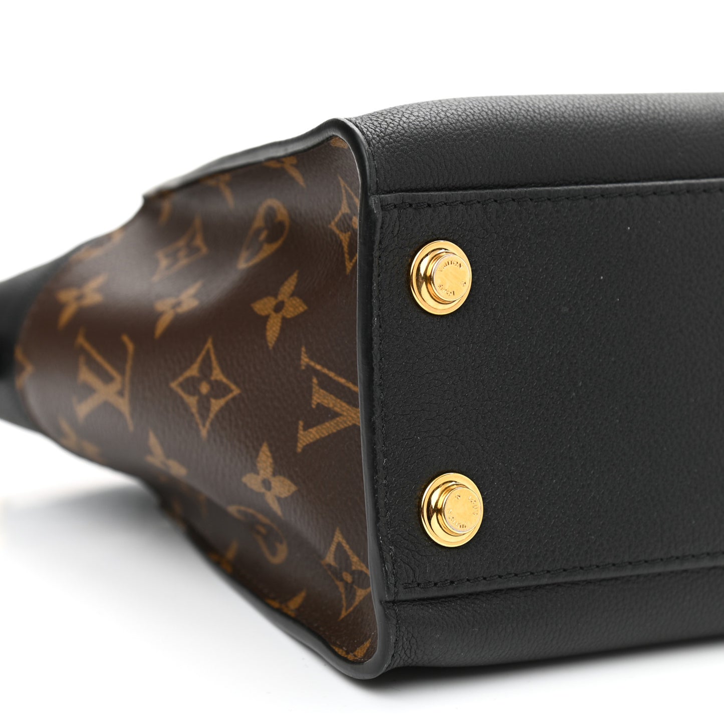 Calfskin Monogram On My Side PM Black