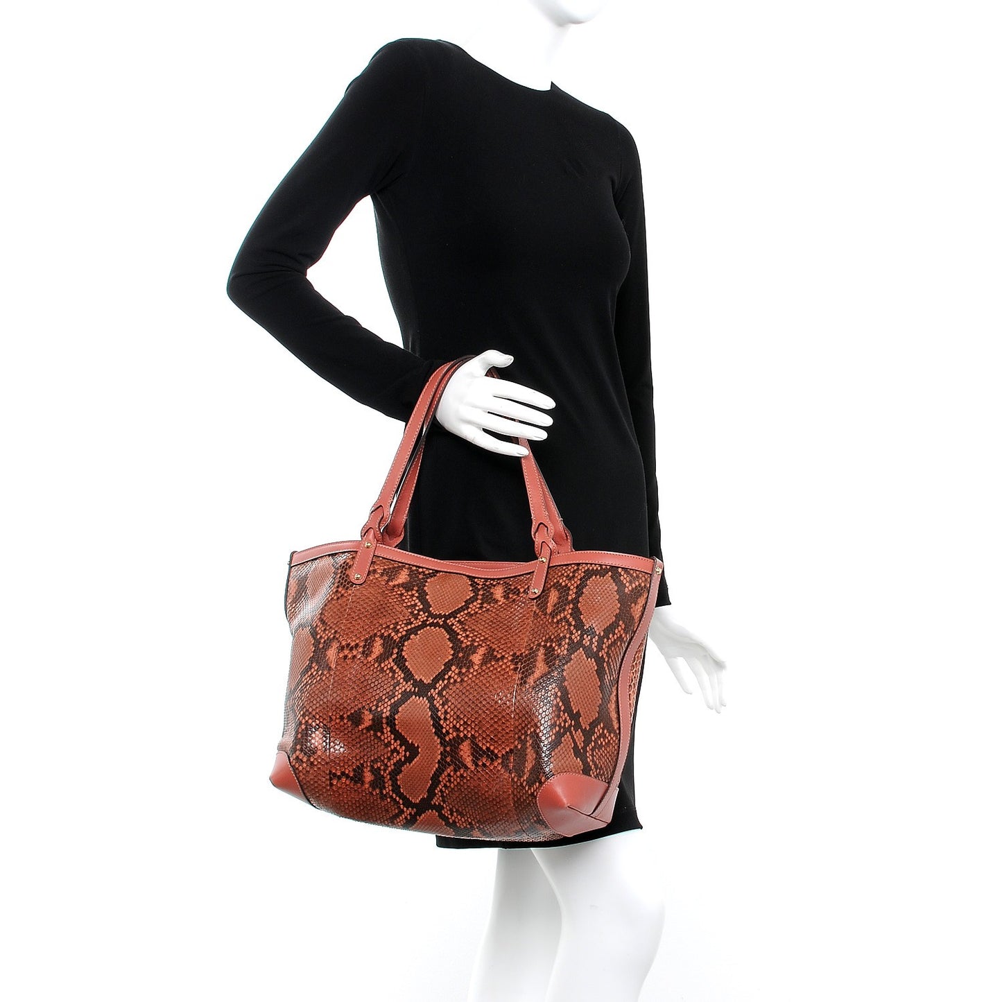 Python Medium Craft Tote Coral