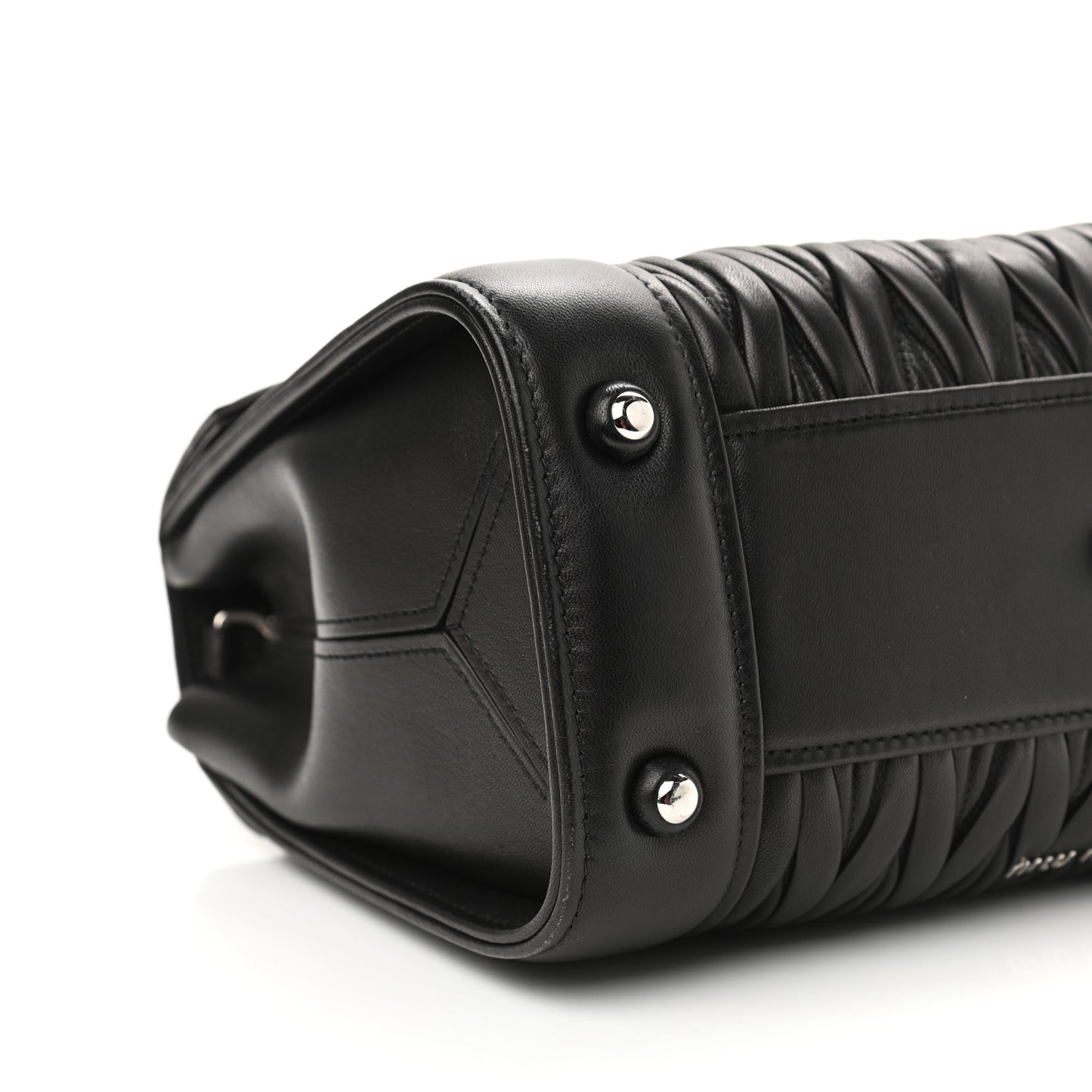 Nappa Matelasse Top Handle Tote Black