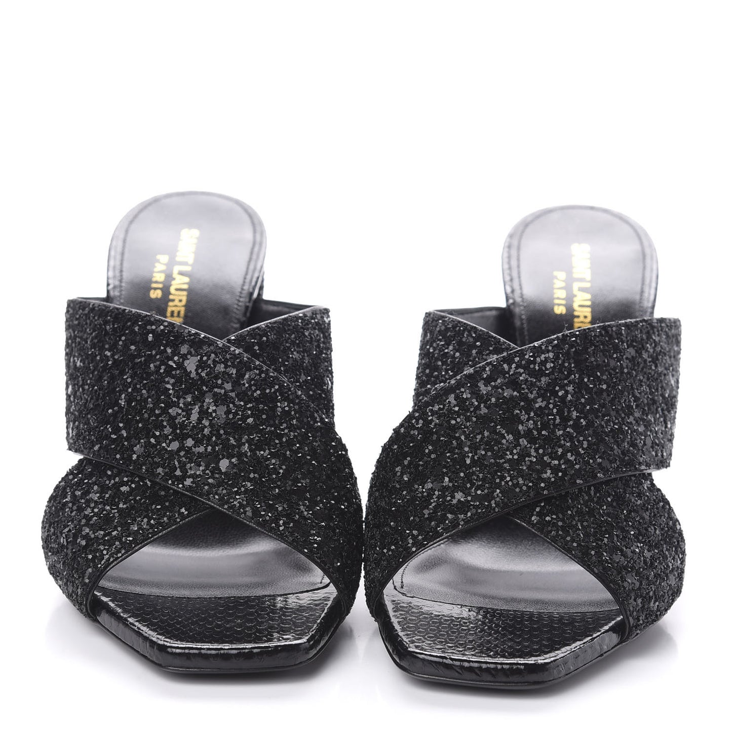 Glitter LouLou 95 Mules 37.5 Black