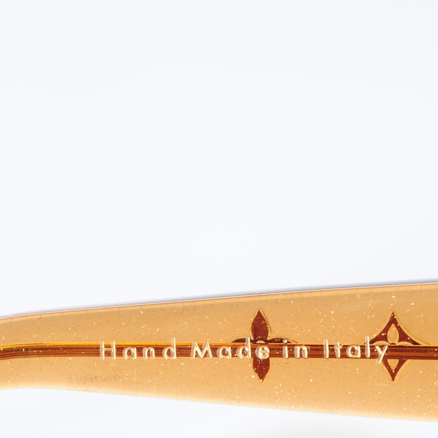 Acetate Obsession Carre Sunglasses Z0025W Glitter Honey
